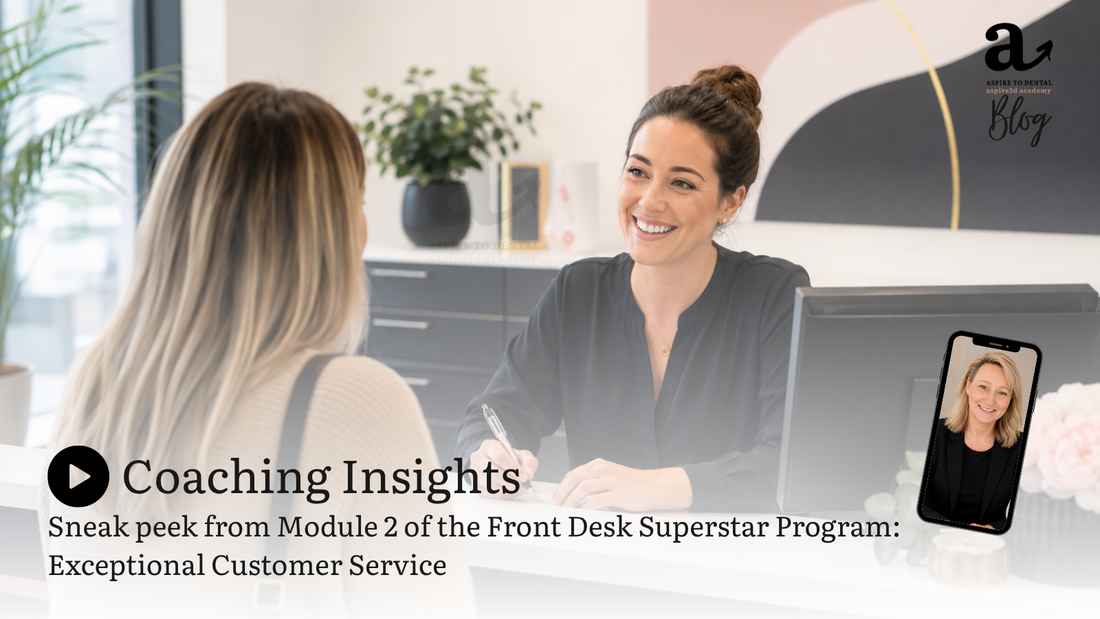 ▶️Module 2 Front Desk Program - Sneak Peek into a Coaching Session