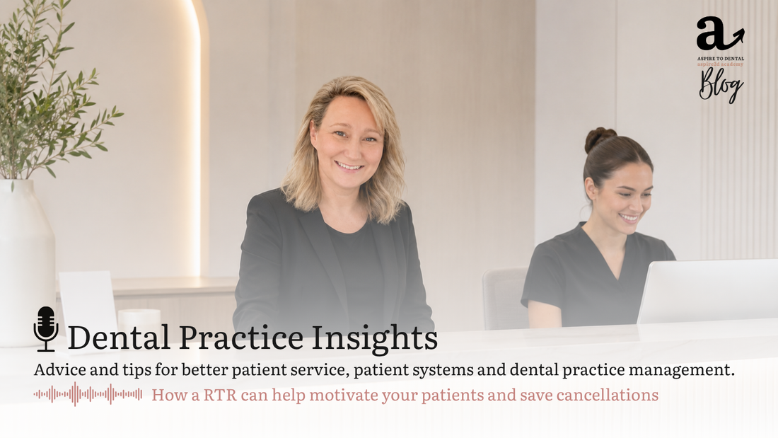 🔉How a RTR can help motivate your patients and save cancellations