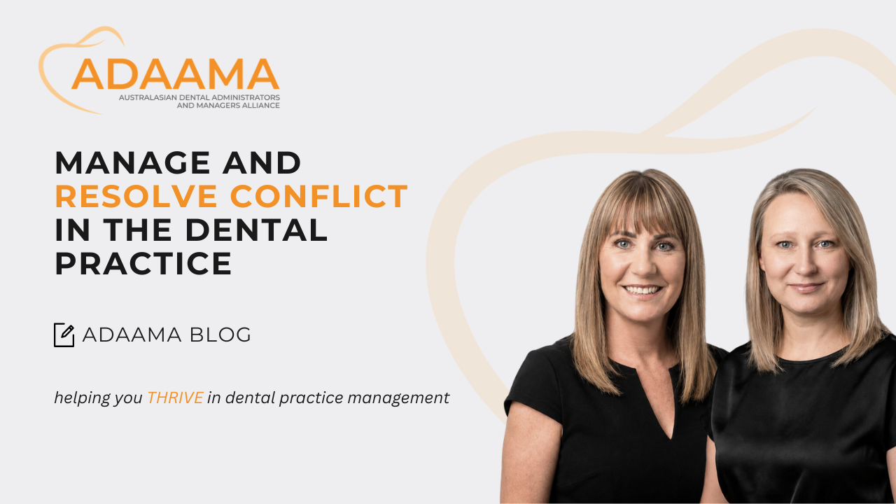 Tips to Manage and Resolve Conflict in the Dental Practice
