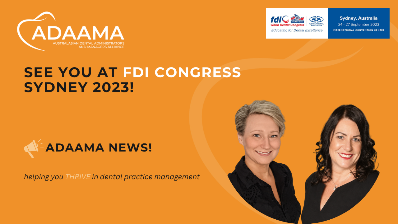 Meet up with ADAAMA at FDI Congress Sydney '23